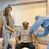 Tamil Nadu: Actor Rajinikanth took his second dose of Covid-19 vaccination today in Chennai.