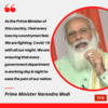 As PM, I feel every loss my countrymen feel, Modi says