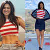 Shweta Tiwari showing off her abs