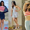 Shweta Tiwari in miniskirts and crop tops