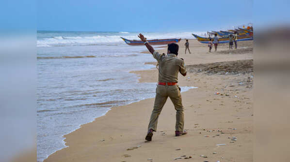 Photos: West Bengal, Odisha brace for Cyclone Yaas