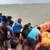 West Bengal: NDRF says it rescued three people from drowning in the lake in Satilpur village of East Medinipur district during super Cyclone Yaas today. (ANI)