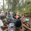 West Bengal: Indian Army rescues locals from waterlogged areas in Talgachari, East Midnapore. (ANI)