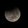 Picture taken during the penumbral phase of a total eclipse of the moon (AFP Photo)