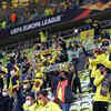 Support for Villarreal inside the stadium
