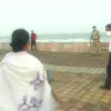 West Bengal CM Mamata Banerjee visits Digha Sea Beach in Purba Medinipur to take a stock of the damages there, due to Cyclone Yaas