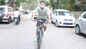 Saqib Saleem was spotted cycling in Juhu