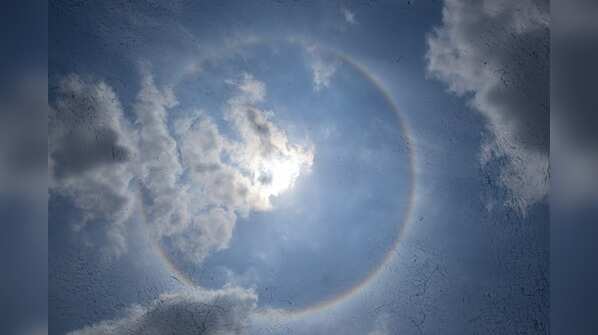 Sun Halo in Hyderabad