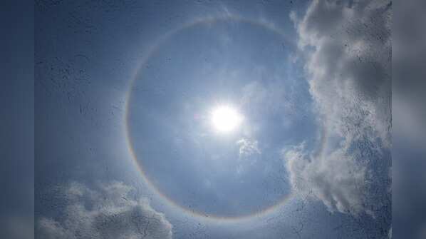 Sun Halo in hyderabad