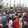 Crowd at Fishing Harbour in Vizag