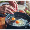 Rice, pasta and eggs