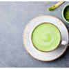 ​Green Matcha tea with milk