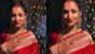 Yami Gautam looks beautiful in red saree as a new bride after marrying Aditya Dhar