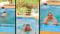 Dharmendra performs water aerobics with yoga in the swimming pool of his farmhouse, shares video