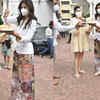 Article image for: Shilpa Shetty celebrates birthday with paparazzi; cuts cake