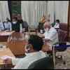 Karnataka CM BS Yediyurappa chairs meeting with deputy CM Dr CN Ashwathnarayan, home minister Basavaraj Bommai and other senior ministers, on the Covid-19 situation in the state
