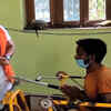 Article image for: Pawan Singh meets a specially-abled fan who travelled on his tricycle from <i class="tbold">motihari</i> to Arrah