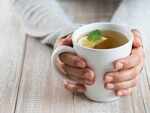 Green tea and lemon