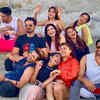 A bunch of happy people