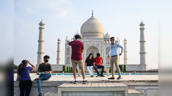 Taj Mahal reopens after 3 months: Day 1 photos