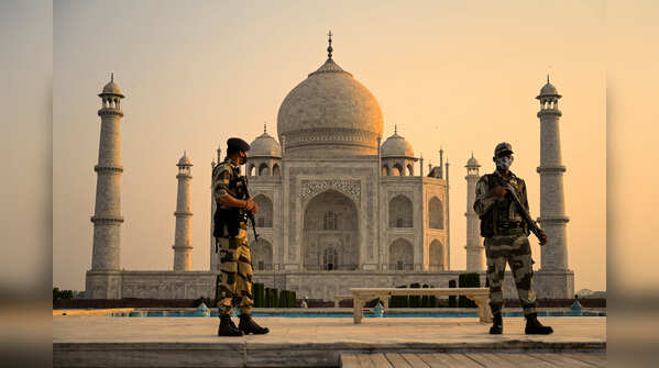 Taj Mahal reopens after 3 months: Day 1 photos