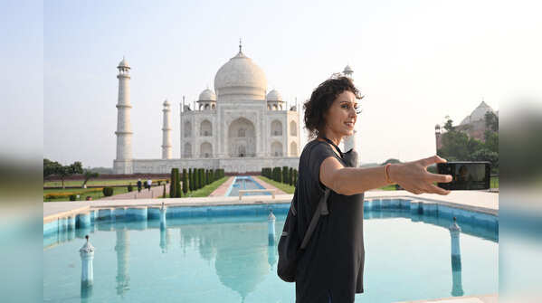 Taj Mahal reopens after 3 months: Day 1 photos