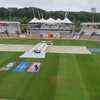 UPDATE: It continues to drizzle at the Ageas Bowl in Southampton