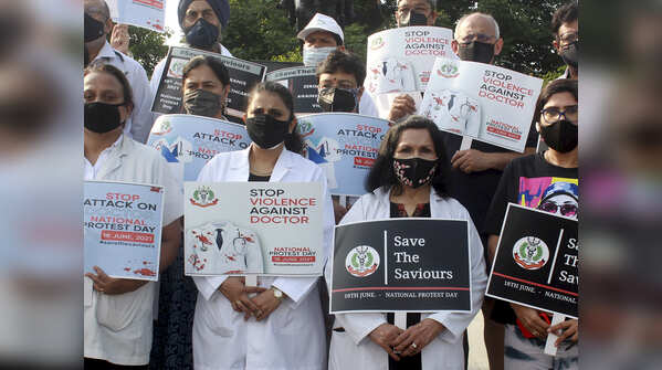 IMA protest at Gurugram