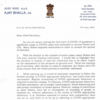 MHA's letter to state chief secretaries