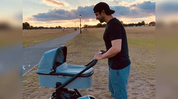 Aftab Shivdasani and daughter Nevaeh