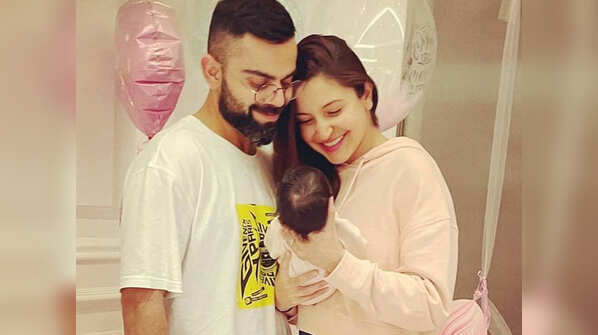Virat Kohli and daughter Vamika