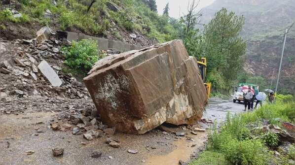 Landslides, flooded streets: Monsoon photos from across cities