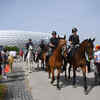Scene outside the stadium