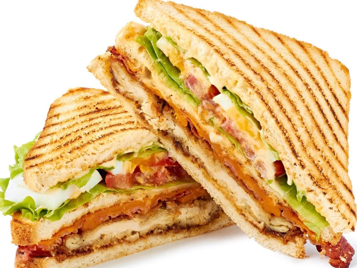 Club Sandwich Recipe: How to Make Club Sandwich Recipe | Homemade Club Sandwich Recipe