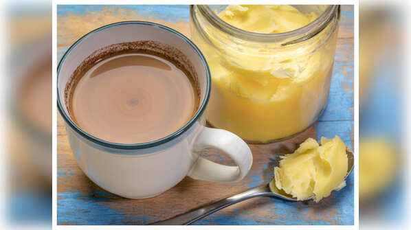 Ghee in coffee