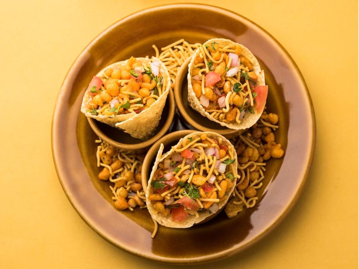 Papad Cone Chaat Recipe