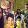 Rupali with her husband and son