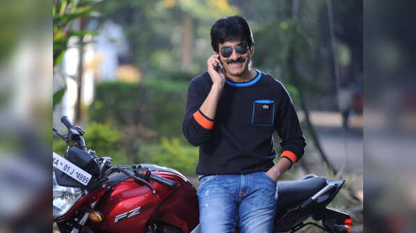 Ravi Teja slaying it as usual on screen