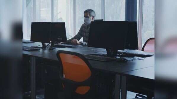 They stay at work well beyond the office hours