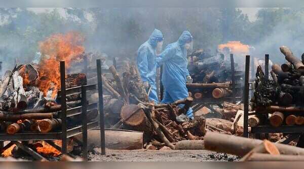 Mass cremation ground