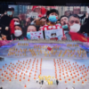 Performers taking part in gala show, Beijing