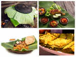 ​Traditional Indian cooking with banana leaf