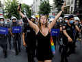 These pictures show clashes erupt as authorities ban Pride parades in Turkey