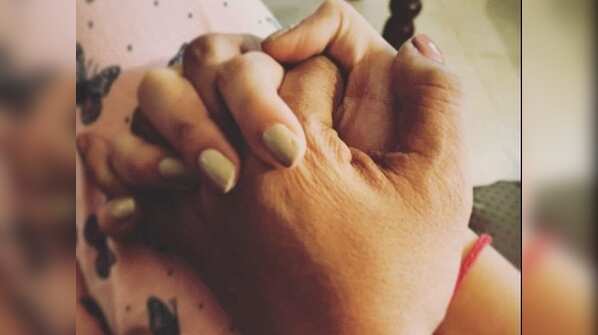Celebrating her support system