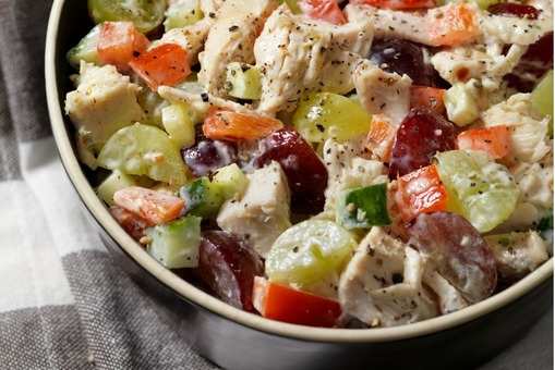 Grapes and Chicken Salad
