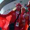Swiss fans all set for the match!