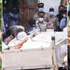 Article image for: Dilip Kumar’s funeral: Teary-eyed Saira Banu, SRK, Ranbir Kapoor & other stars pay their last respects