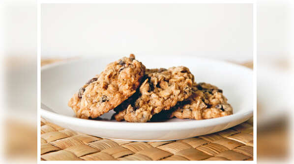 Oats Banana Cookies