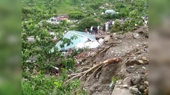In photos: Destruction caused by flash floods in Himachal Pradesh