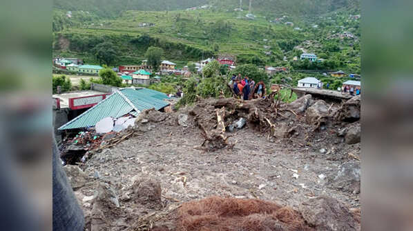 In photos: Destruction caused by flash floods in Himachal Pradesh